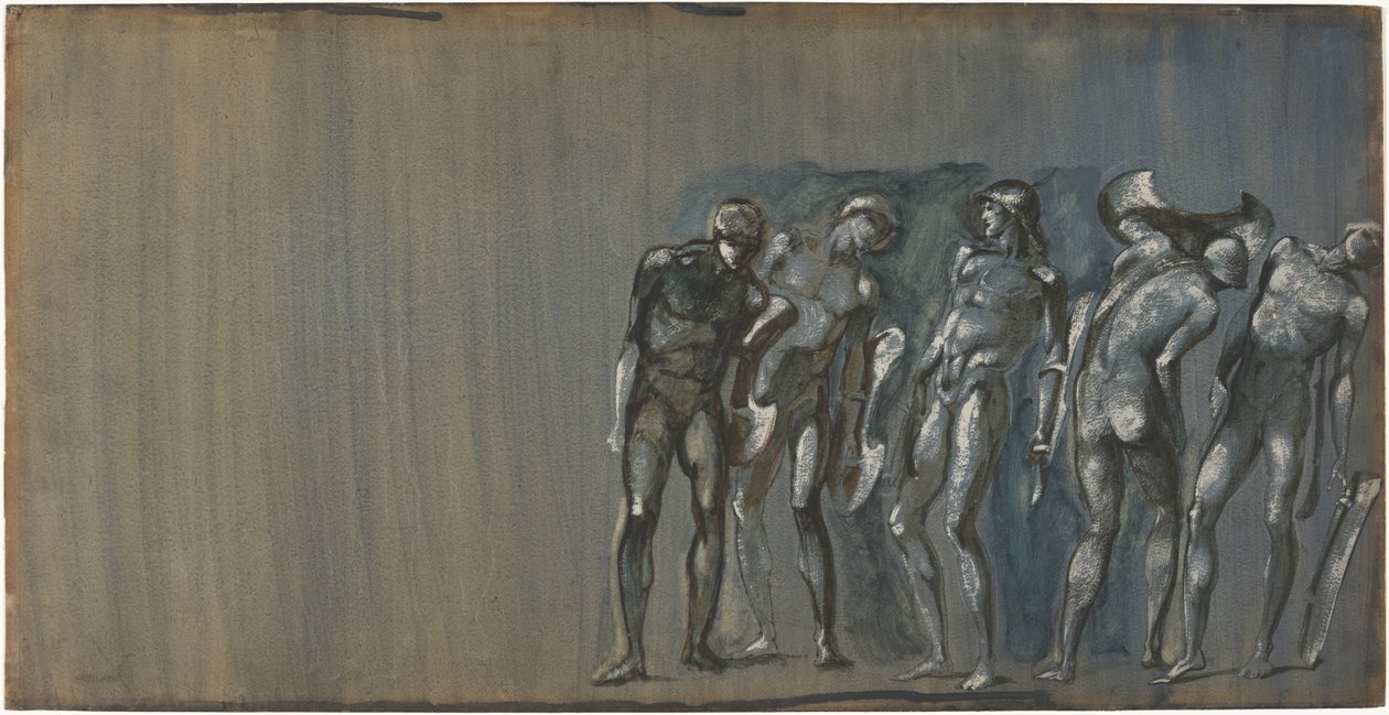 Phinée et ses courtisans transformés en pierre - Edward Burne-Jones
