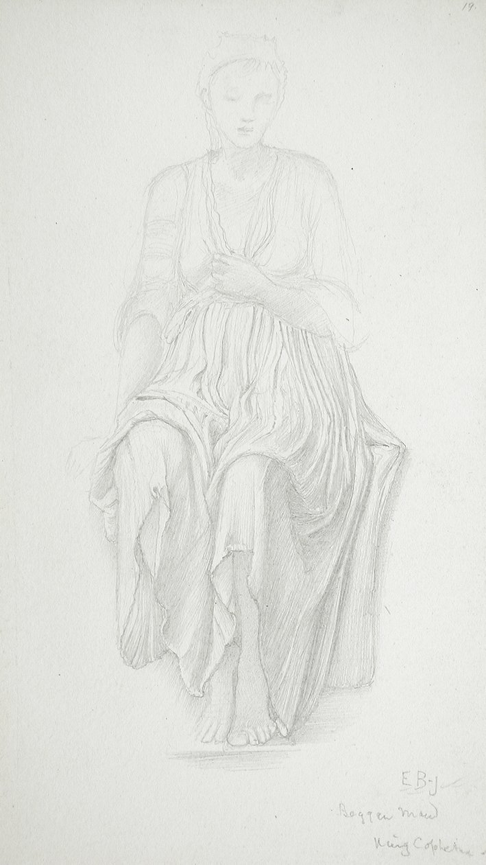 Femme assise - Edward Burne-Jones