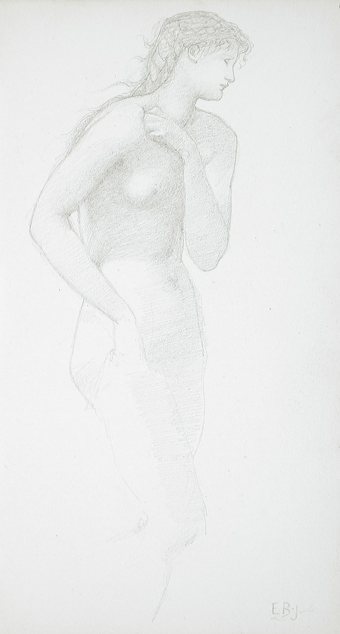 Nu féminin debout - Edward Burne-Jones