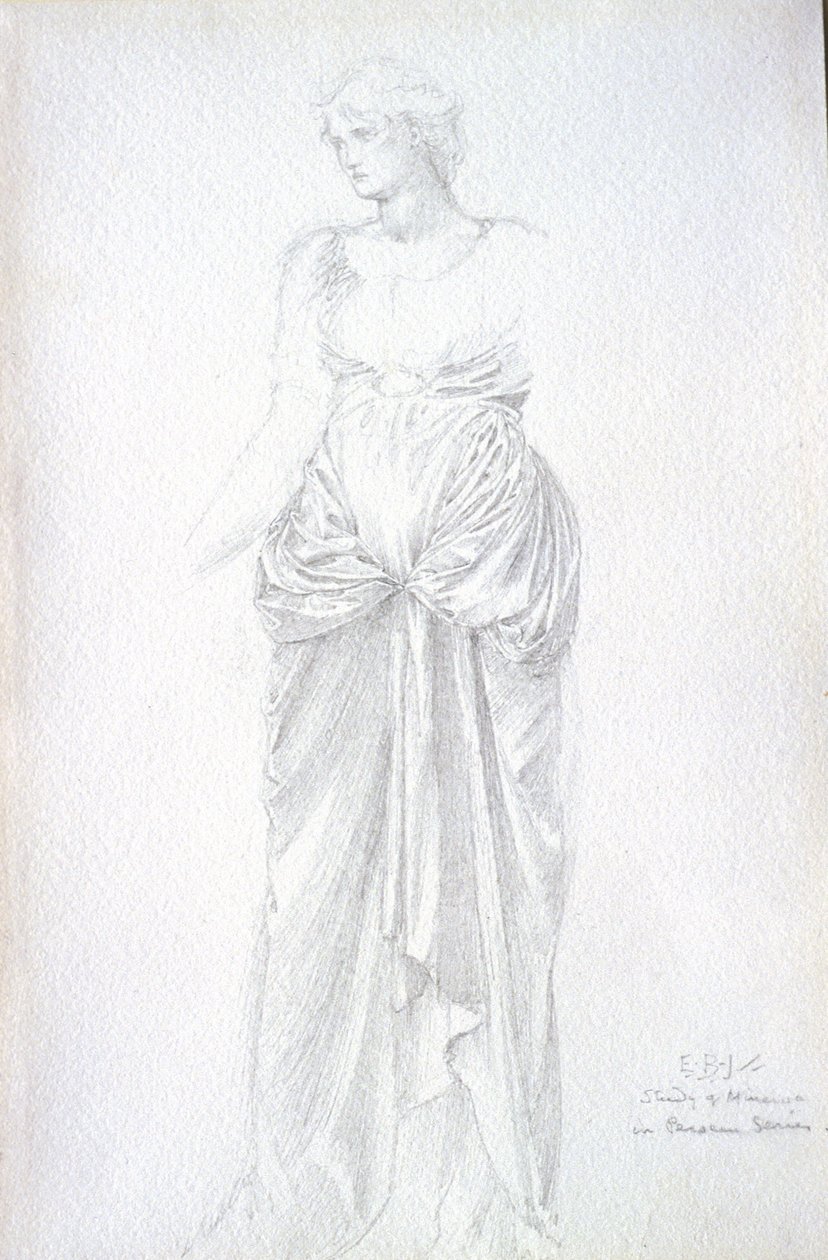 Étude de Minerve - Edward Burne-Jones