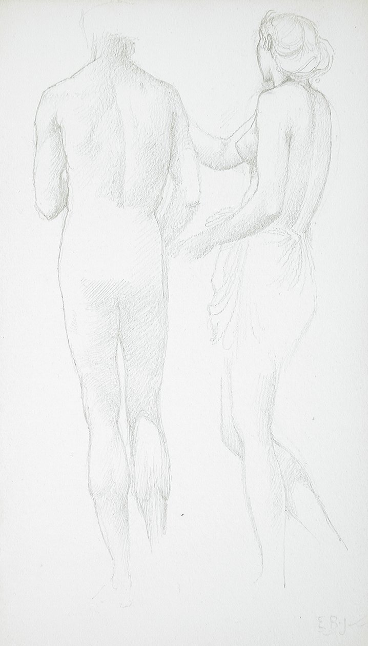 Deux nus vus de dos - Edward Burne-Jones