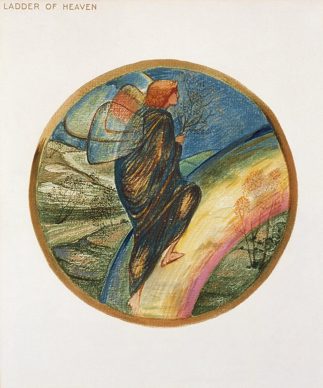 Le Livre des Fleurs : XII. Échelle du Ciel, 1905 - Edward Burne Jones