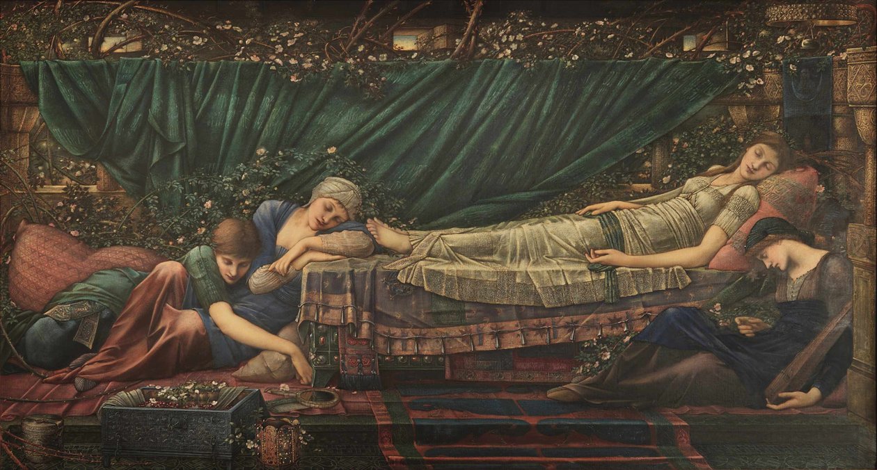 La Légende de la Belle au bois dormant, 1885-1890 - Edward Burne Jones
