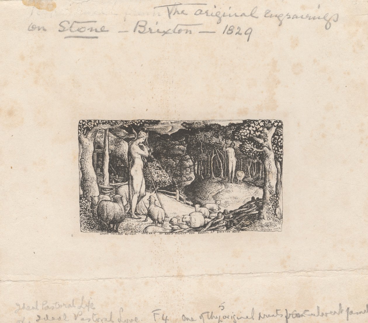 Vie pastorale idéale - Edward Calvert