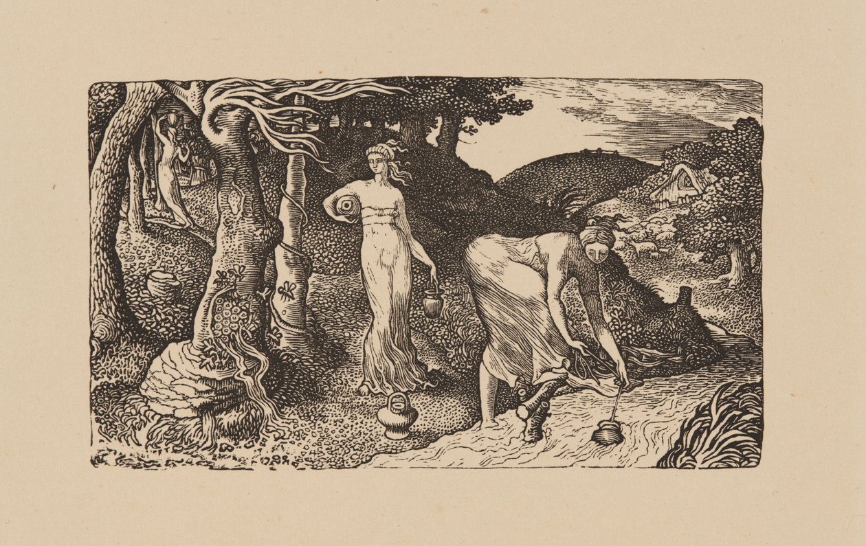 Le ruisseau - Edward Calvert