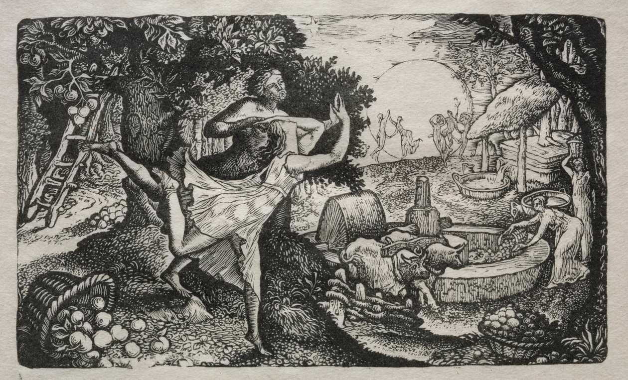 La Fête du Cidre : Une Vision de Joie et de Reconnaissance - Edward Calvert