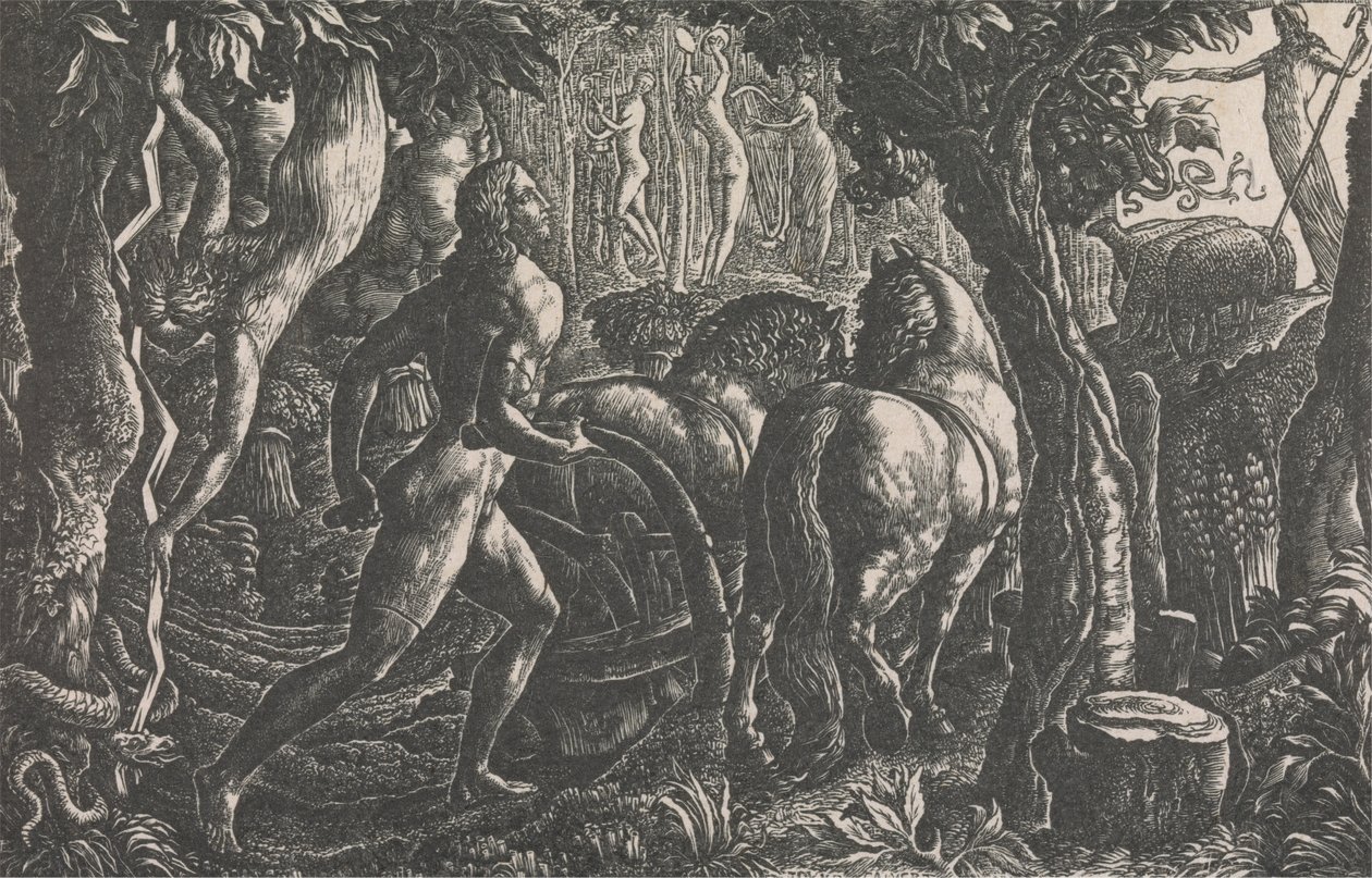Le laboureur - Edward Calvert