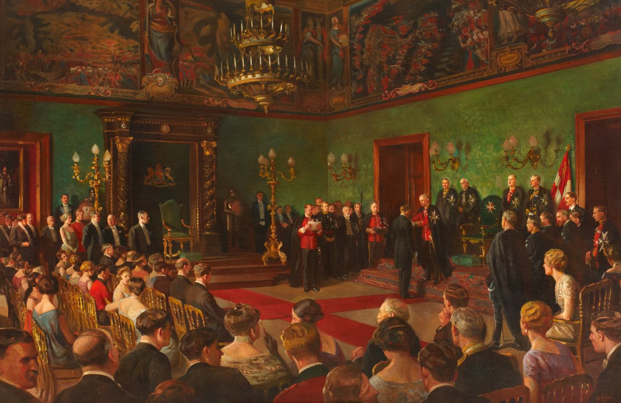 Pèlerinage, 26 mars 1926, Investiture du membre de l