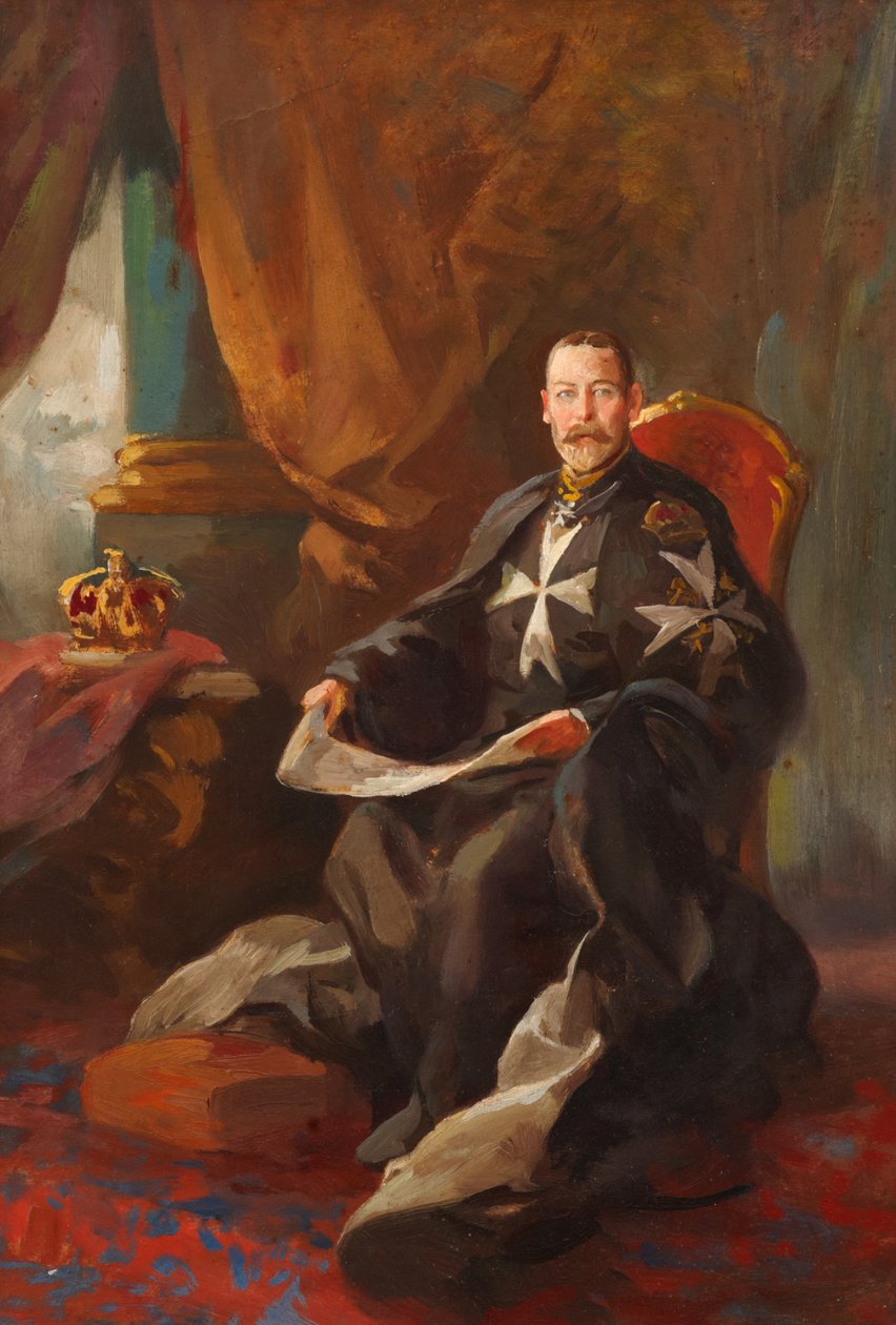 Étude pour le Portrait du Roi George V - Edward Caruana Dingli