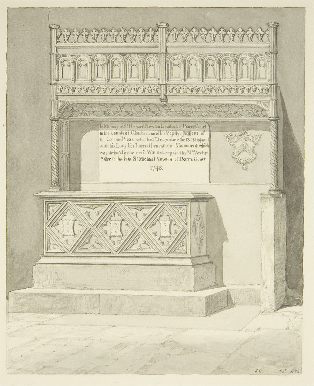 Monument à Sir Richard Newton Cradock - Edward Cashin