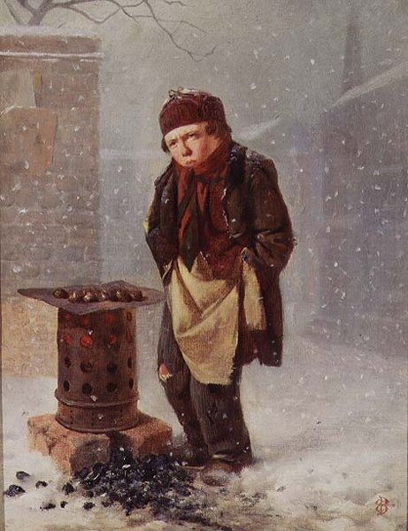 Le Vendeur de Marrons - Edward Charles Barnes