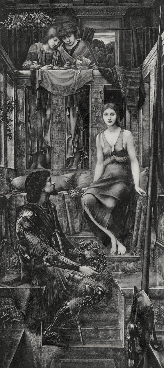 Le roi Cophetua et la mendiante - Edward Coley (after) Burne Jones
