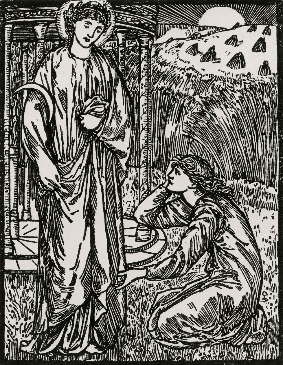 Psyché et Cérès - Edward Coley (after) Burne Jones