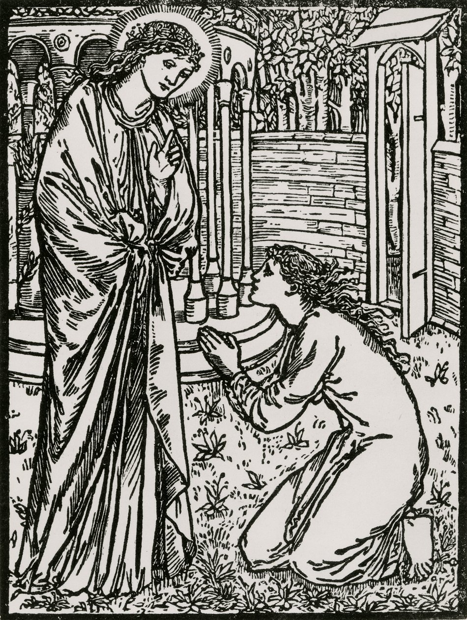Psyché et Junon - Edward Coley (after) Burne Jones