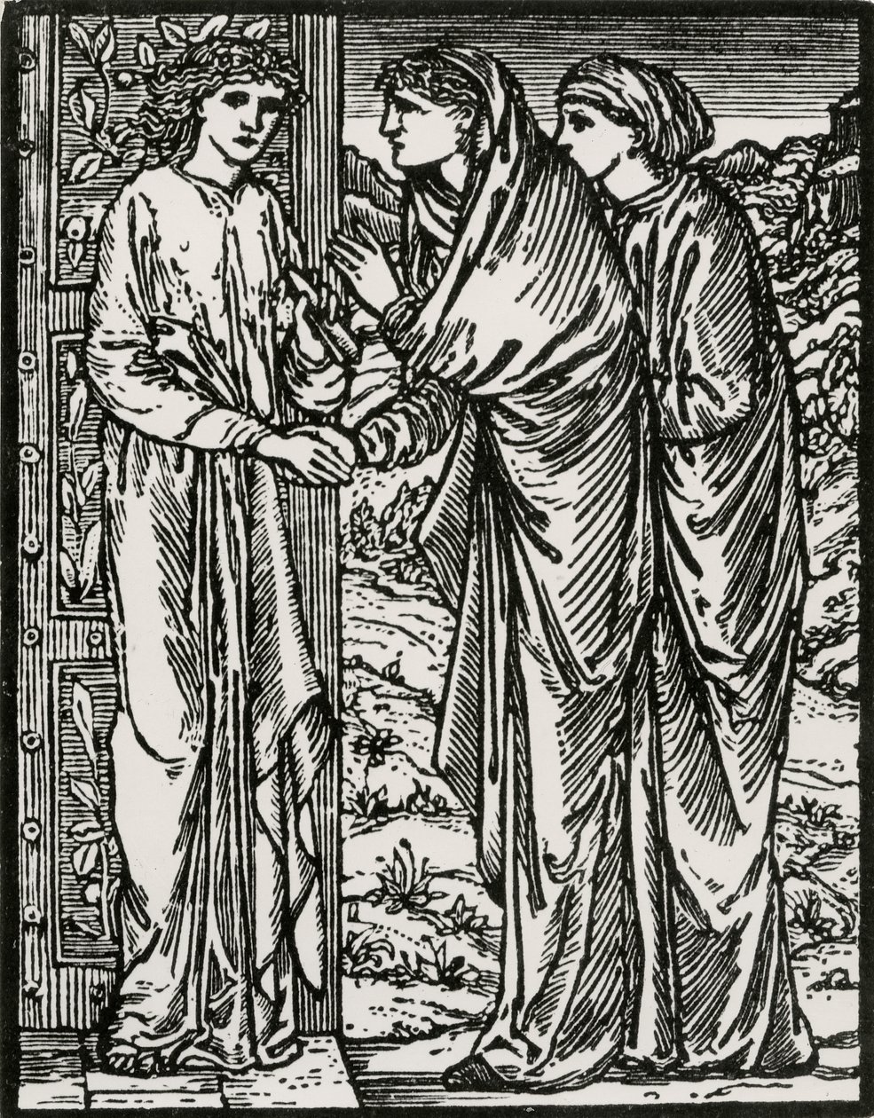 Deuxième visite - Edward Coley (after) Burne Jones
