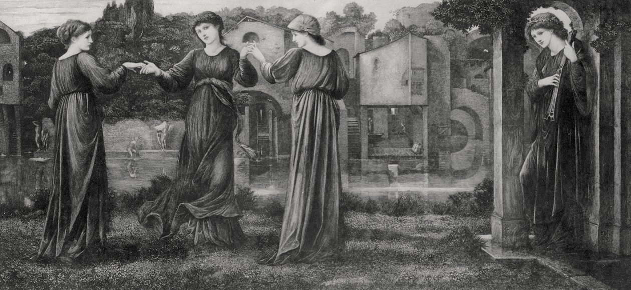 Le moulin - Edward Coley (after) Burne Jones
