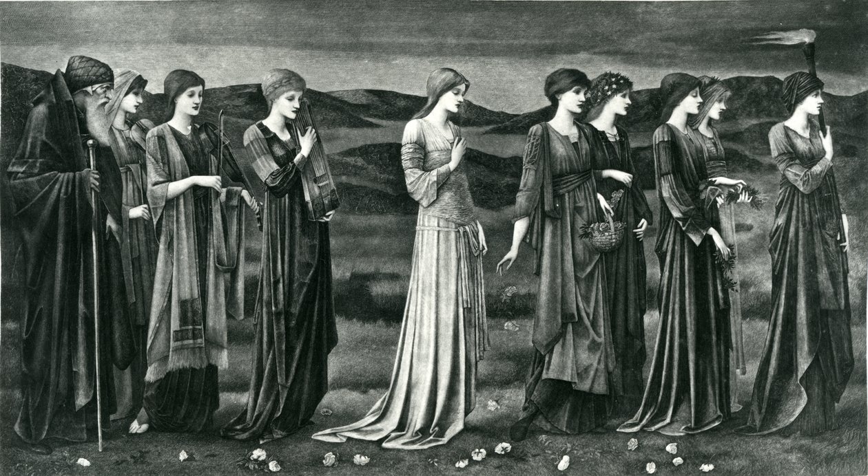 Le mariage de Psyché - Edward Coley (after) Burne Jones