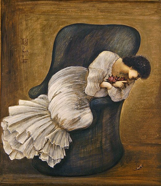Portrait de Lady Lewis - Edward Coley Burne-Jones