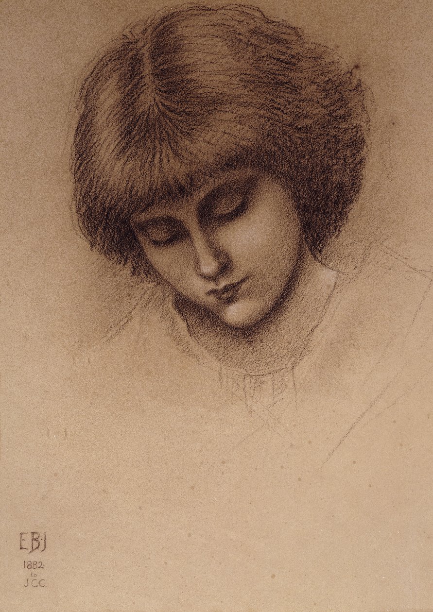 Étude pour "Le roi Cophetua et la mendiante" - Edward Burne Jones