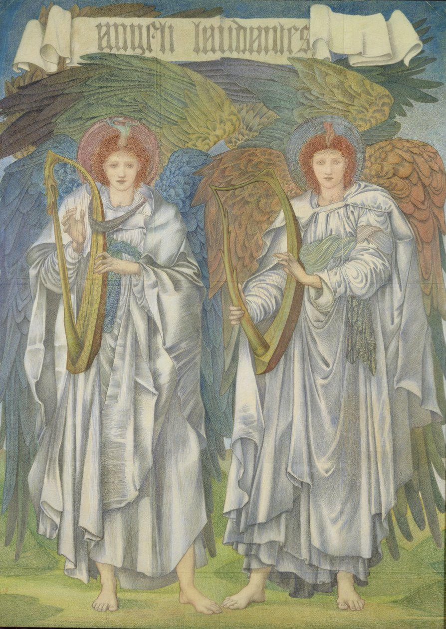 Angeli Laudantes, c.1887 - Edward Burne Jones
