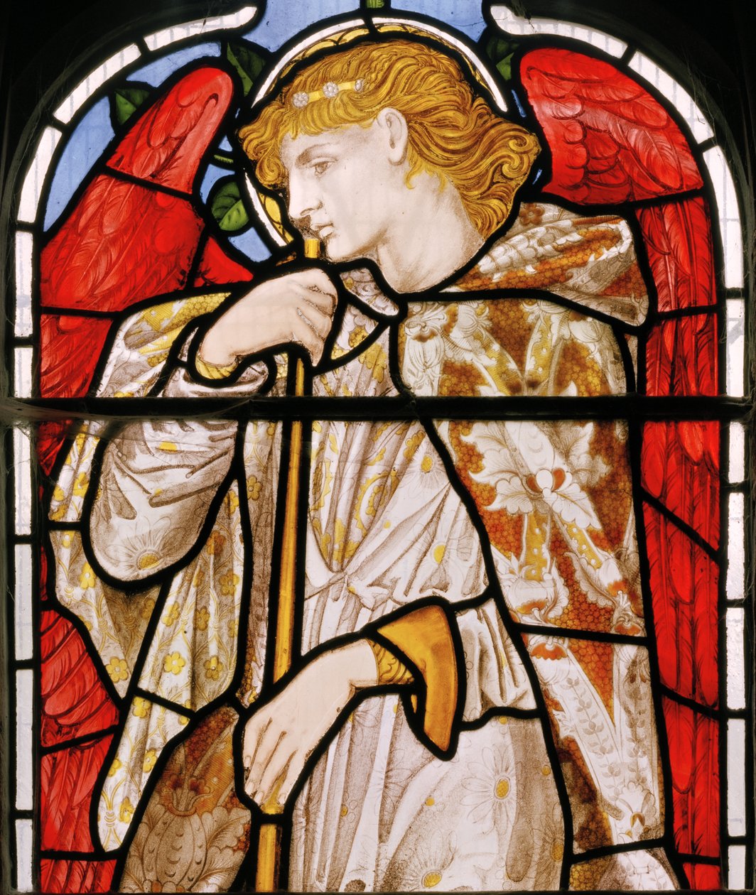 Cheddleton, Morris, Marshall, Faulkner & Co, Edward Burne-Jones, Ange trompettiste - Edward Burne Jones