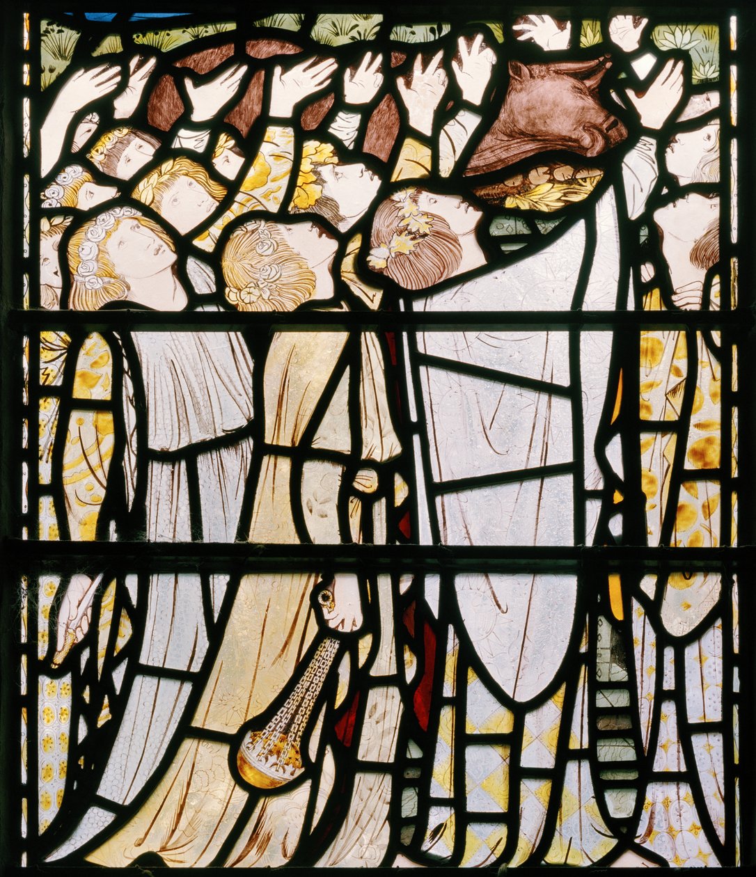 Élie et les prêtres de Baal (détail) - Edward Burne Jones