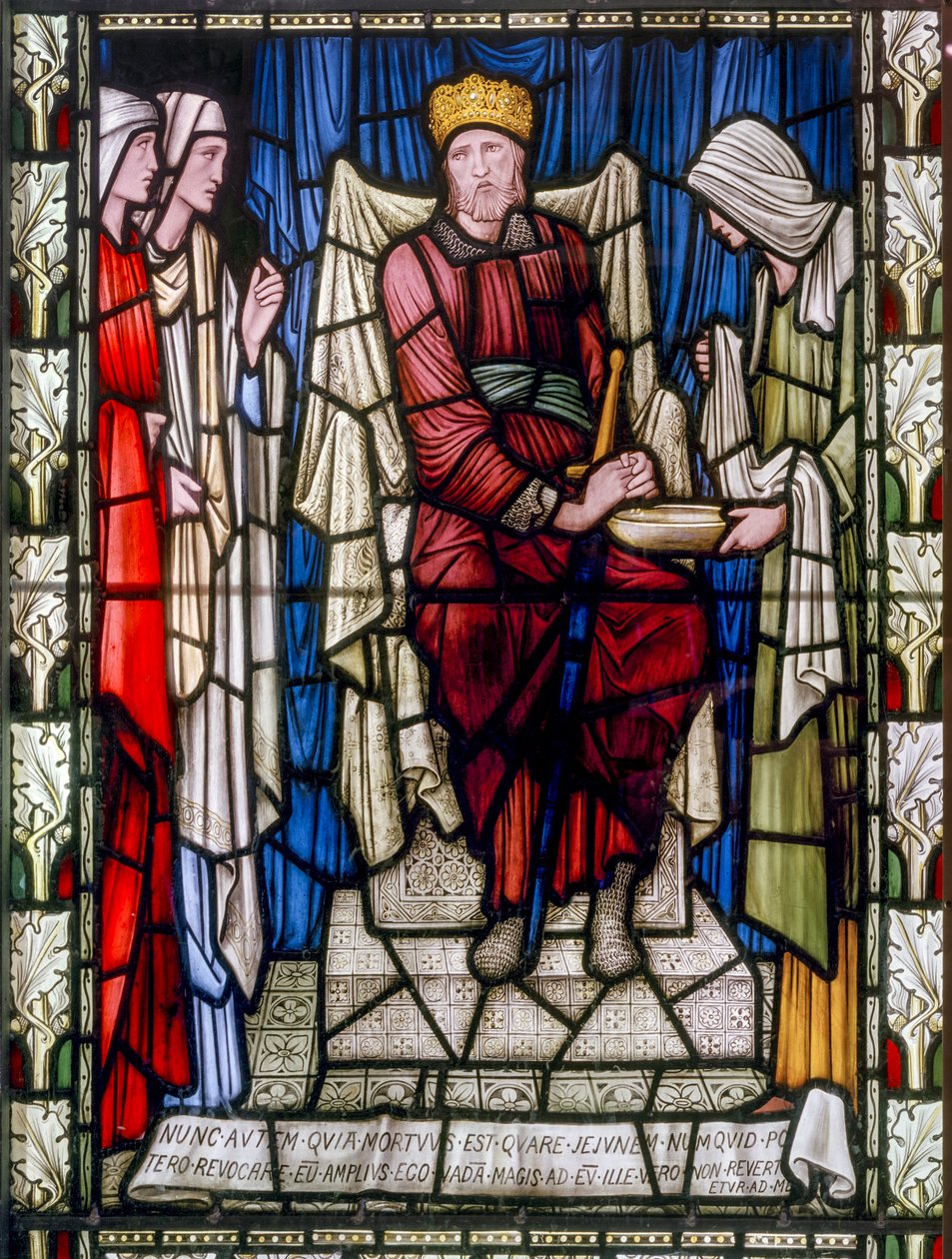 Le roi David et la Charité, vers 1896 - Edward Burne Jones