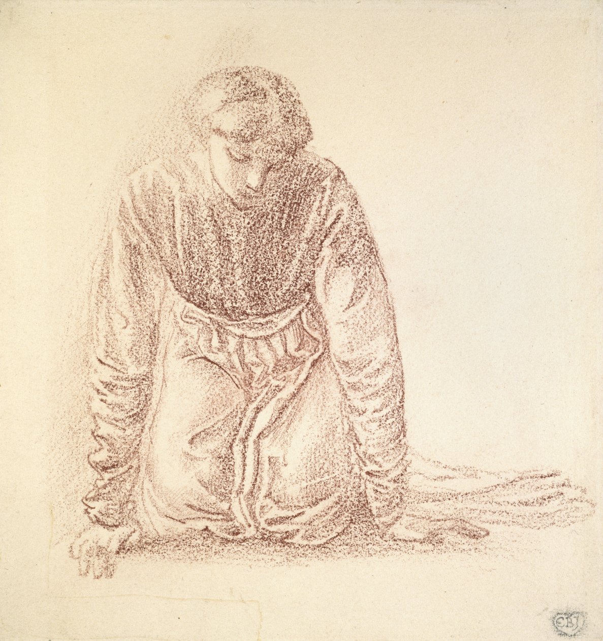 Figure agenouillée d