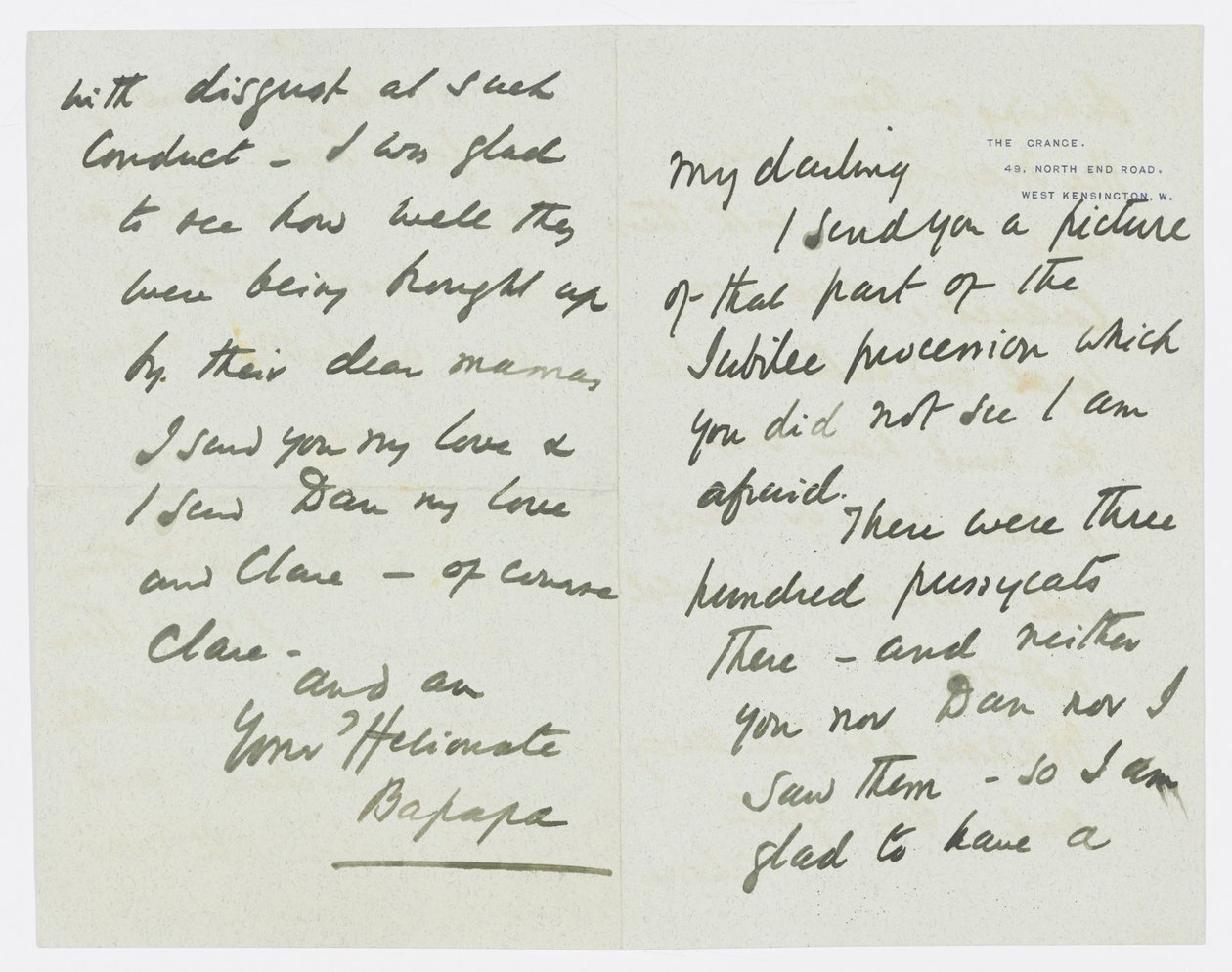 Lettre à la petite-fille de l