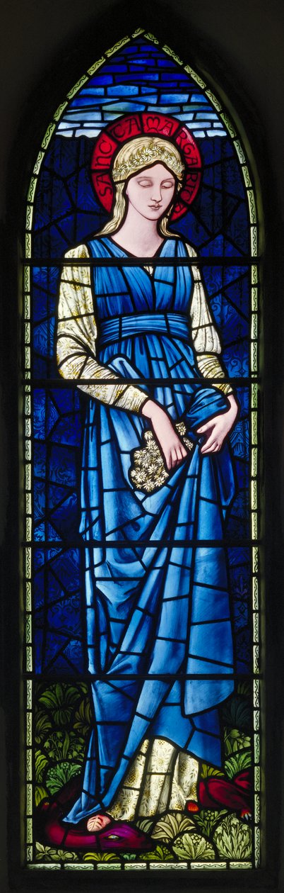 Sainte Marguerite - Edward Burne Jones