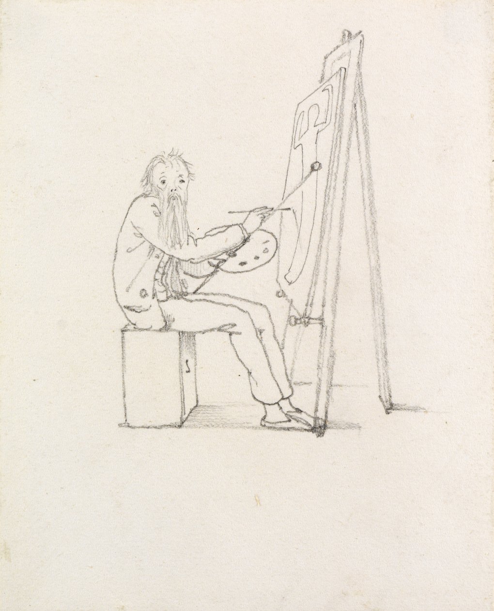 Autocaricature, 1874 - Edward Burne-Jones