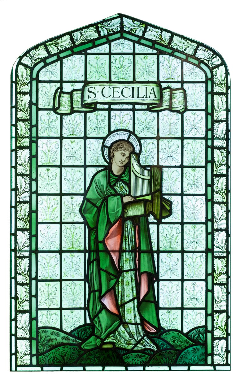 Sainte Cécile, vers 1897, Edward Burne Jones - Edward Coley Burne Jones