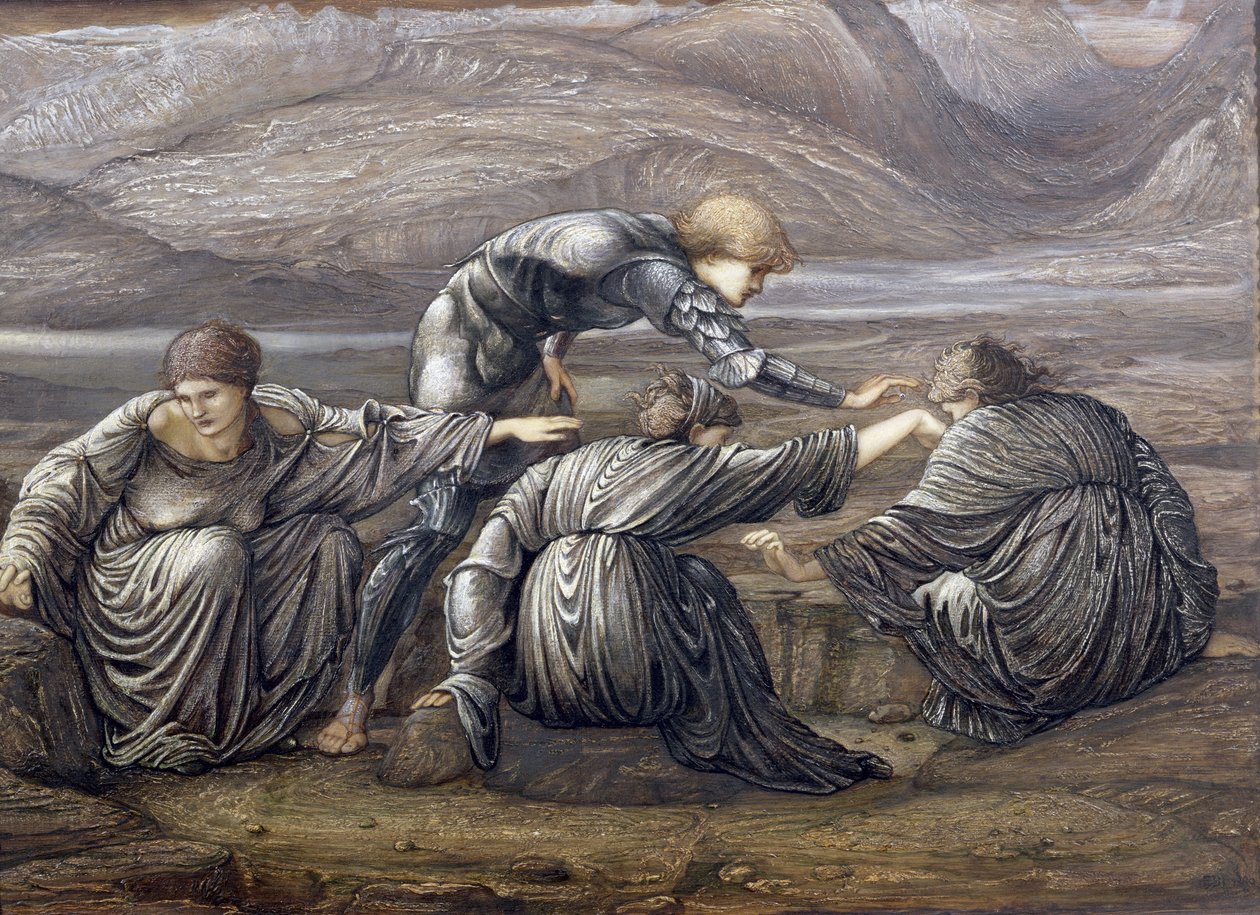 Étude pour Persée et les Grées, 1880 - Edward Burne Jones
