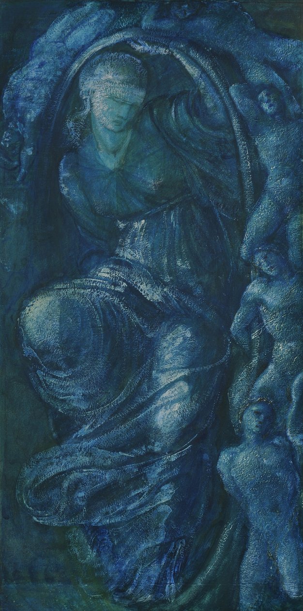 Étude pour la Roue de la Fortune, 1870 - Edward Burne Jones