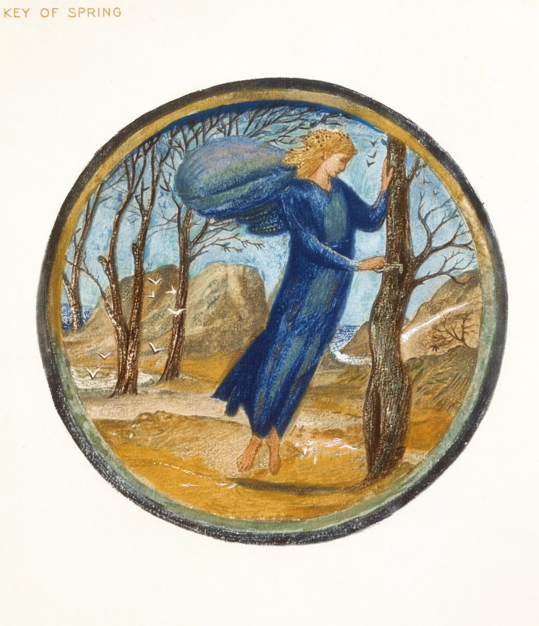 Le Livre des Fleurs : XI. Clé du Printemps, 1905 - Edward Burne Jones