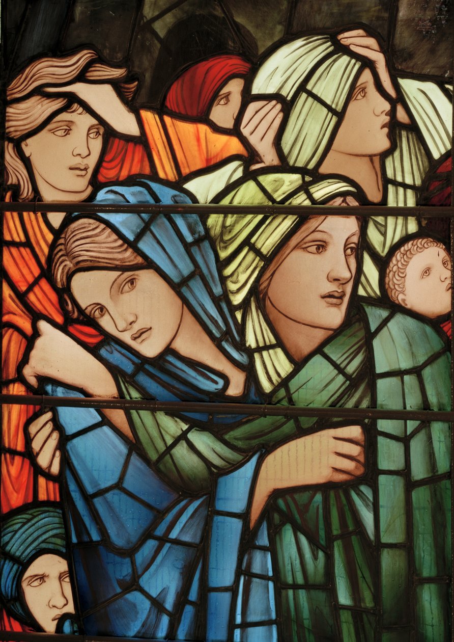 La Fenêtre du Jugement Dernier (détail) - Edward Burne Jones