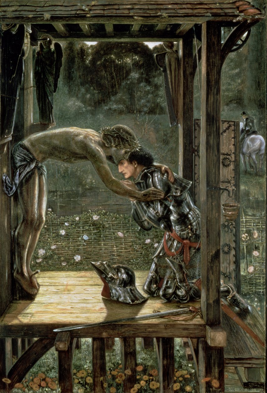 Le chevalier miséricordieux, 1863 - Edward Burne Jones
