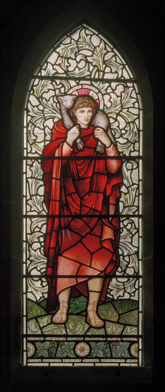 Wilden, All Saints, Morris & Co., Edward Burne-Jones, John Henry Dearle, Le Bon Berger - Edward Coley and Dearle Burne Jones
