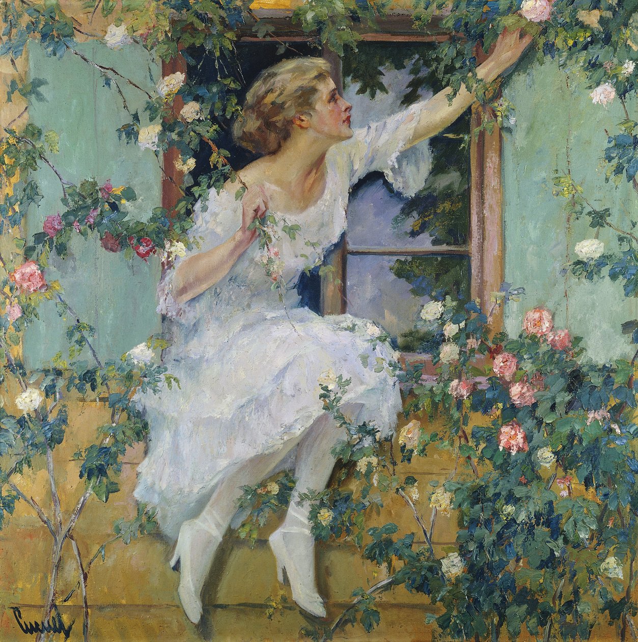 Roses sauvages - Edward Cucuel