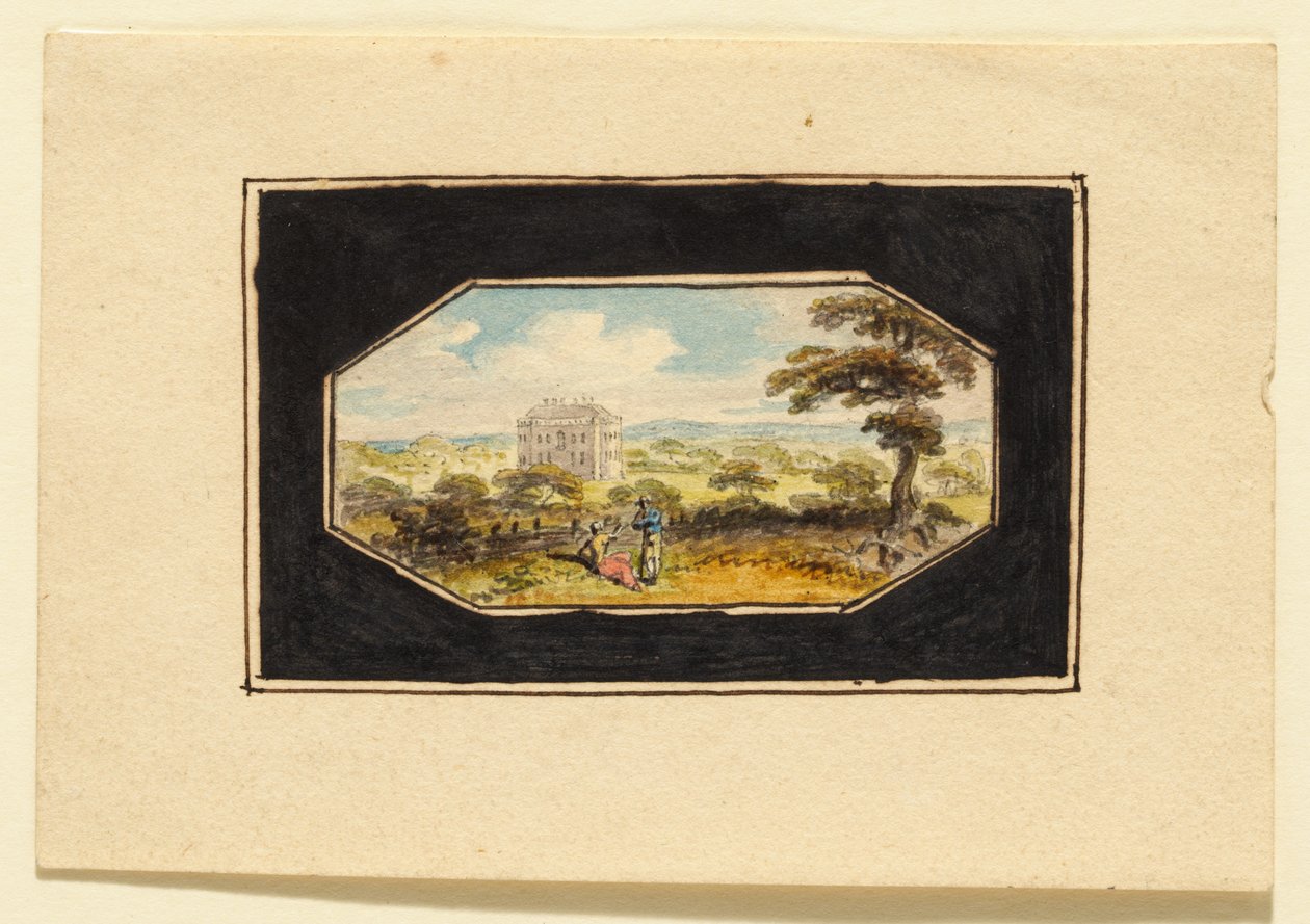 Haus in einer Landschaft - Edward Dayes