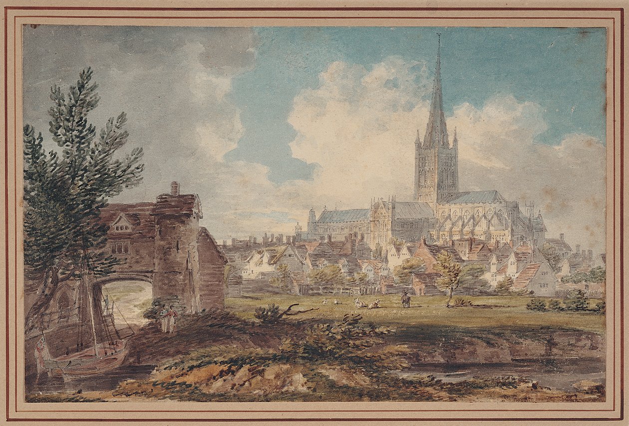 Cathédrale de Norwich depuis le sud-est - Edward Dayes