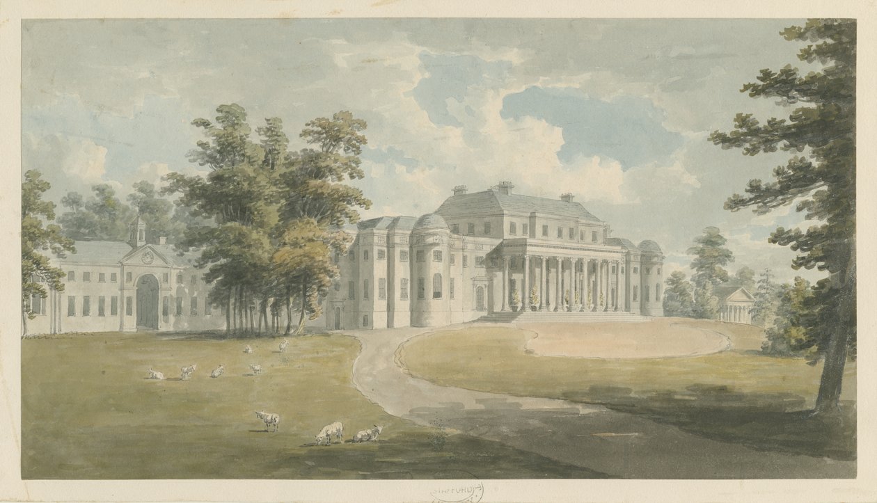 Shugborough Hall : peinture à l