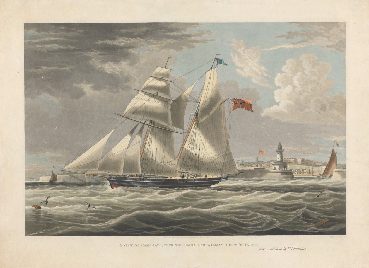 Vue de Ramsgate avec l