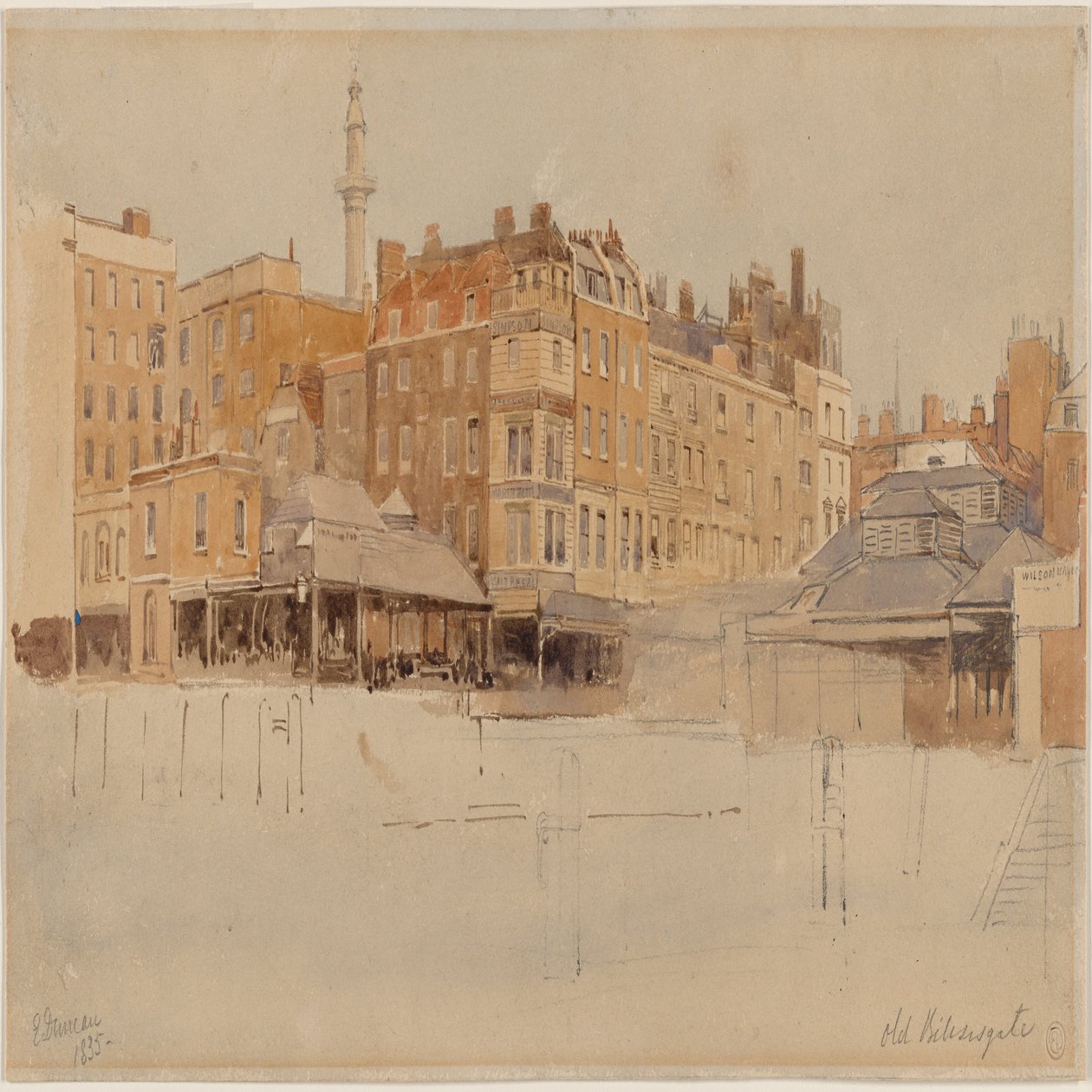 Vieux Billingsgate, Londres - Edward Duncan