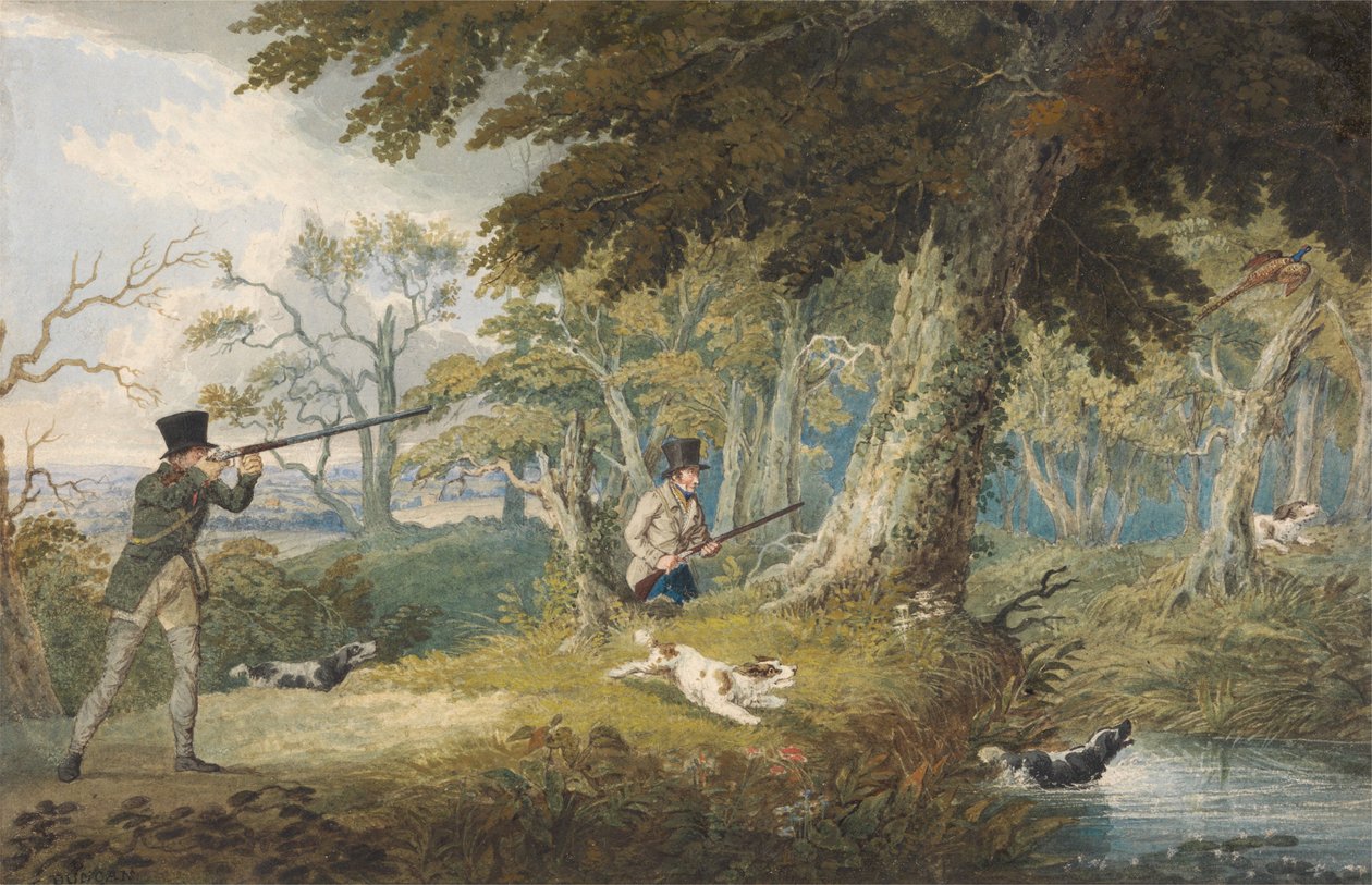 Chasse au faisan - Edward Duncan