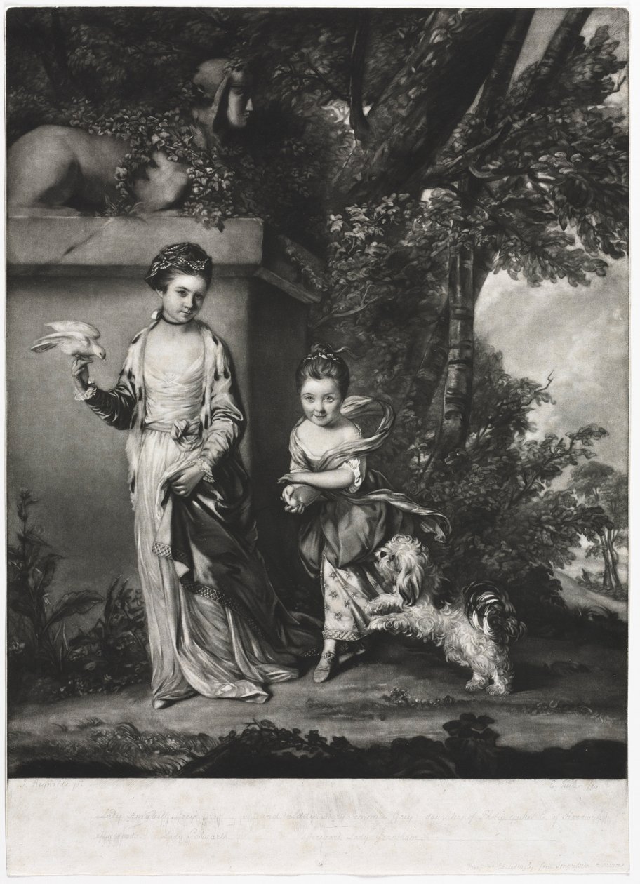 Les dames Amabel et Mary Jemima Yorke, vers 1761 - Edward Fisher