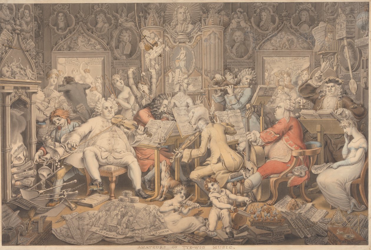 Amateurs de musique Tye-Wig - Edward Francis Burney