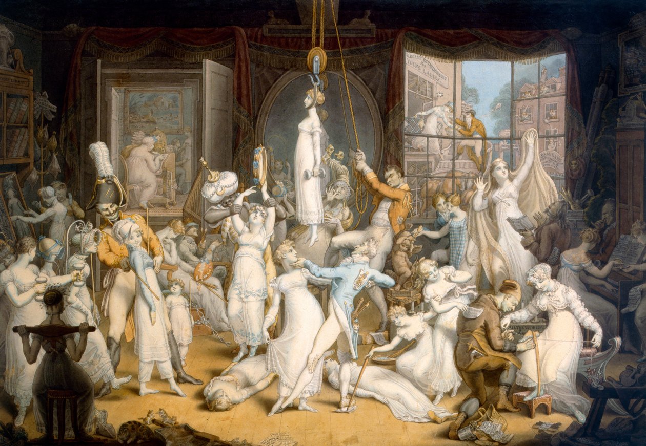 Un établissement élégant pour jeunes filles - Edward Francis Burney