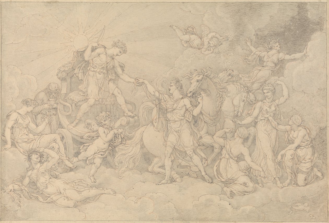 Apollon et Phaéton - Edward Francis Burney