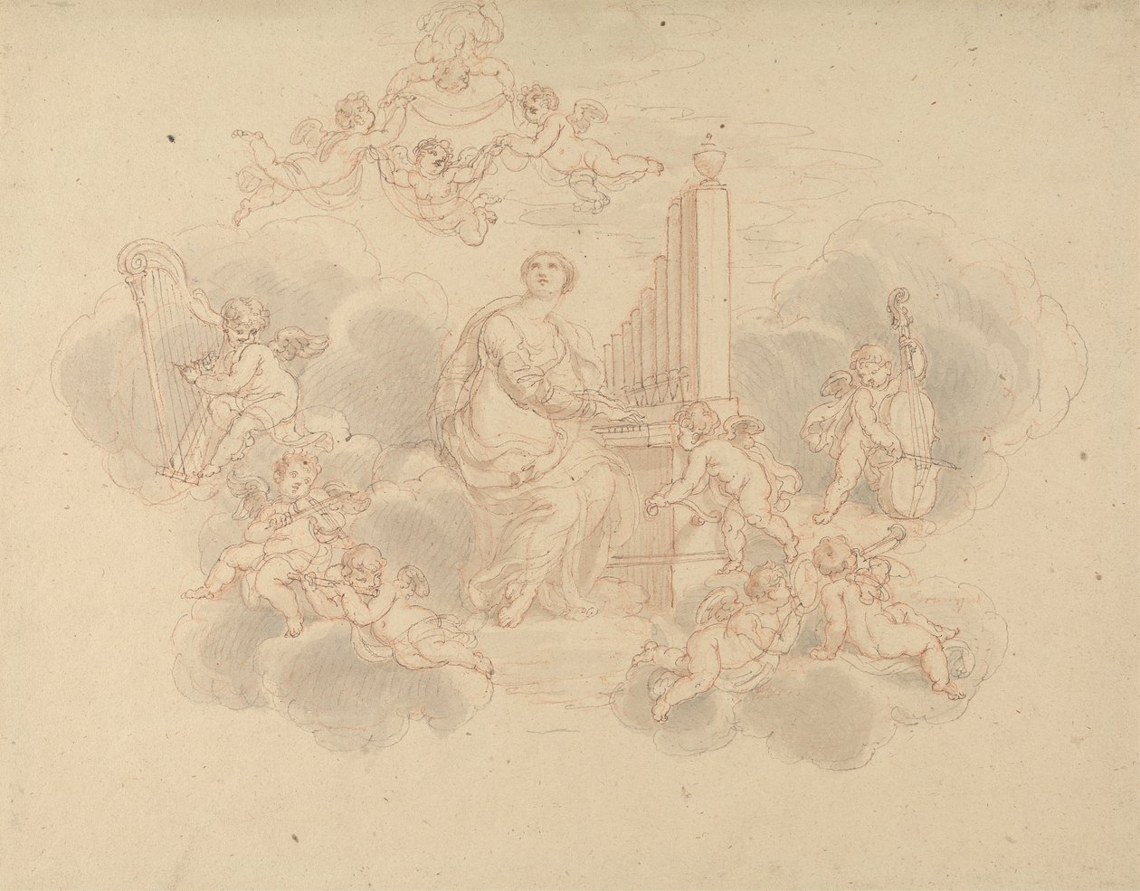 Orchestre céleste - Edward Francis Burney